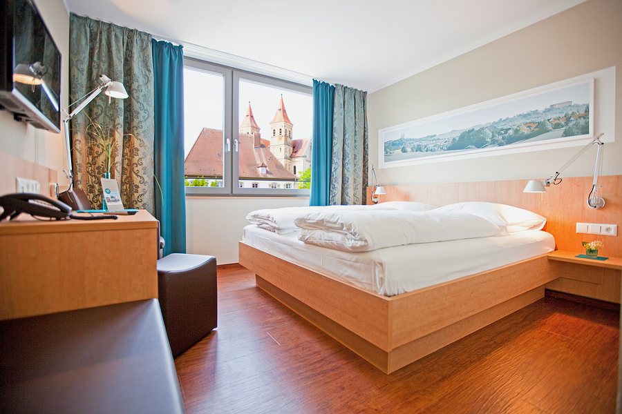 Vue sur Ellwangen depuis le Sebcity Hotel